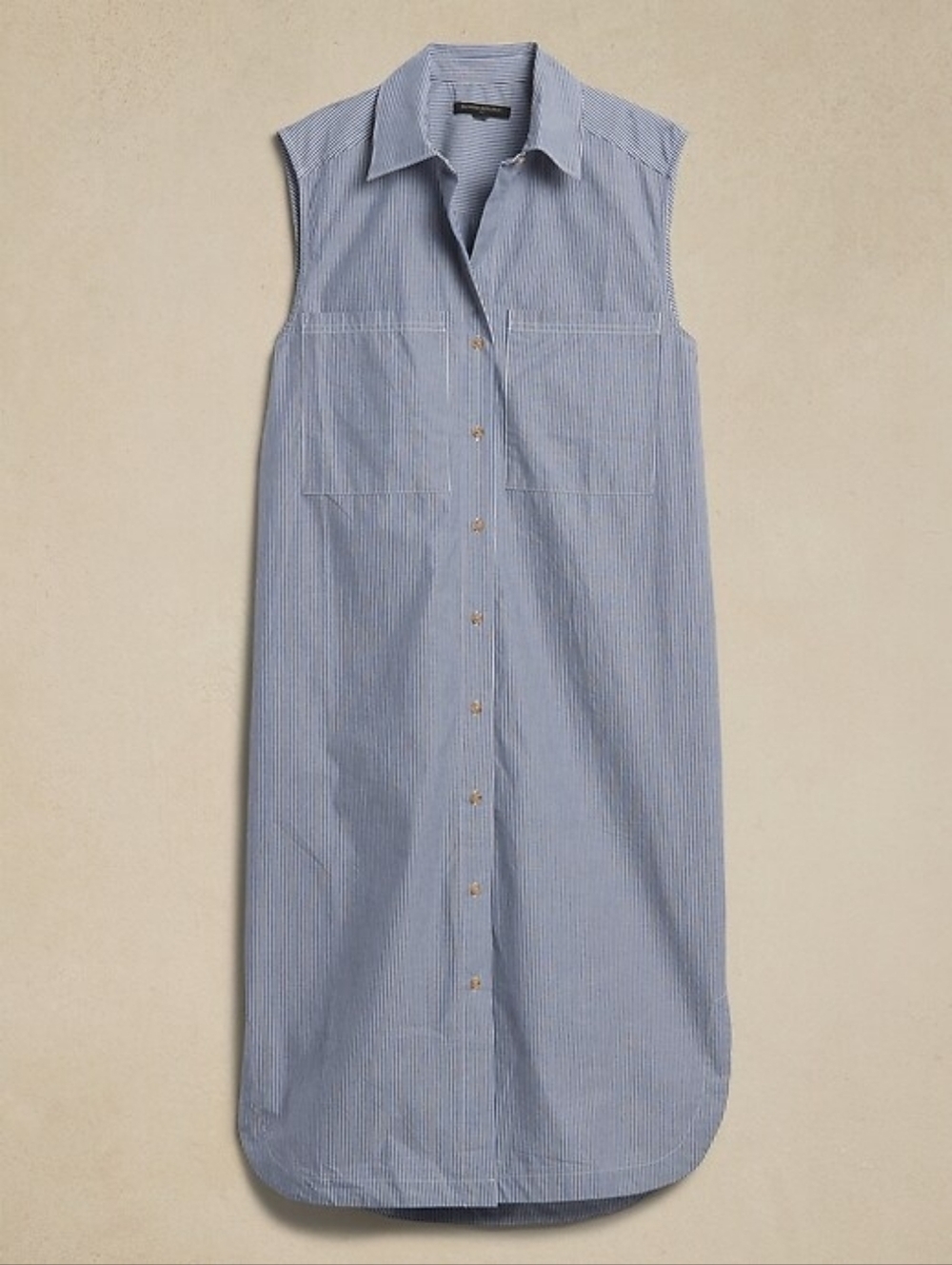 NWT Banana Republic Cotton Midi Shirtdress